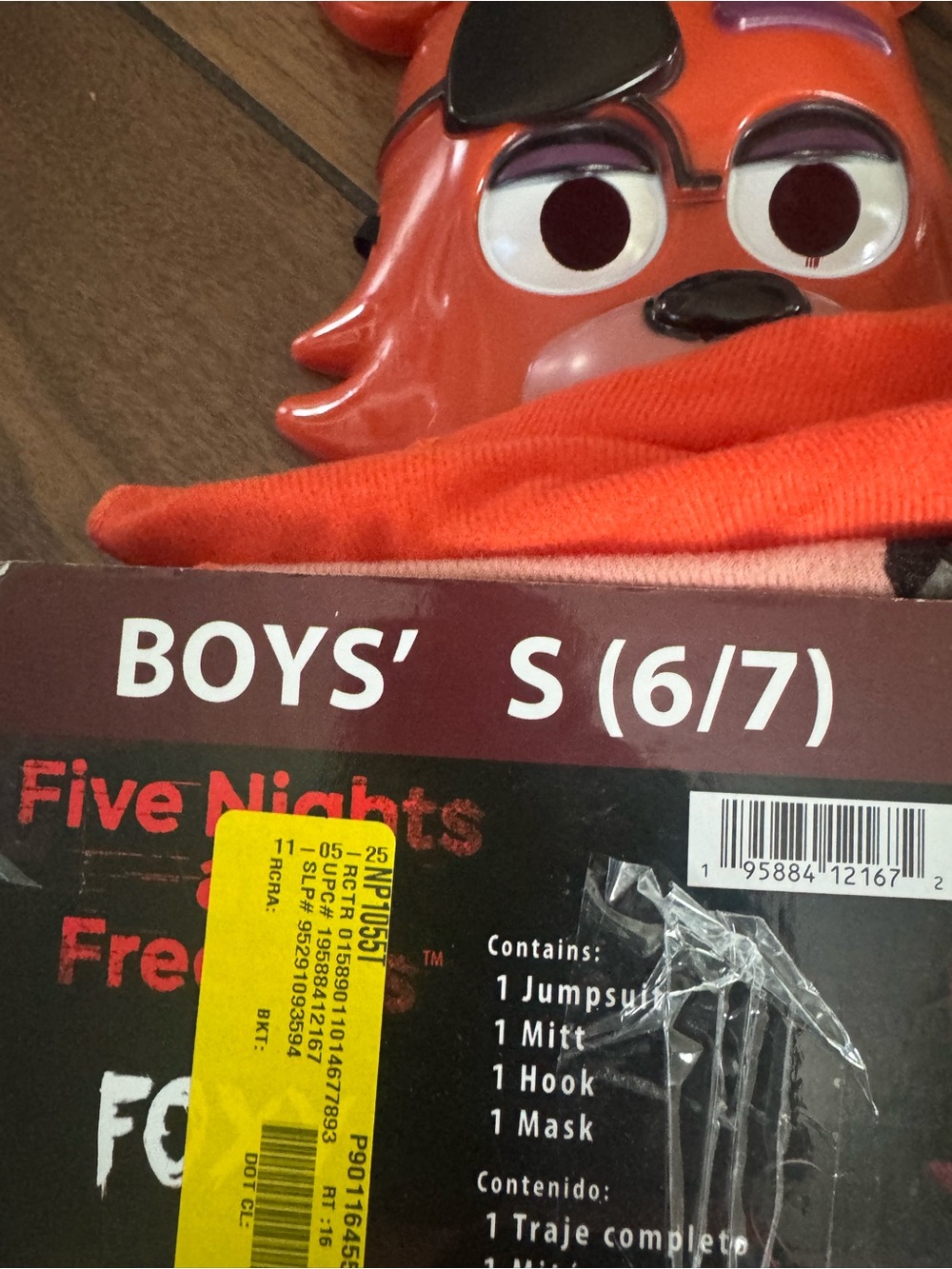 Rubies Five Nights At Freddy' Bonnie Costume for kids size sm - Picture 3 of 7